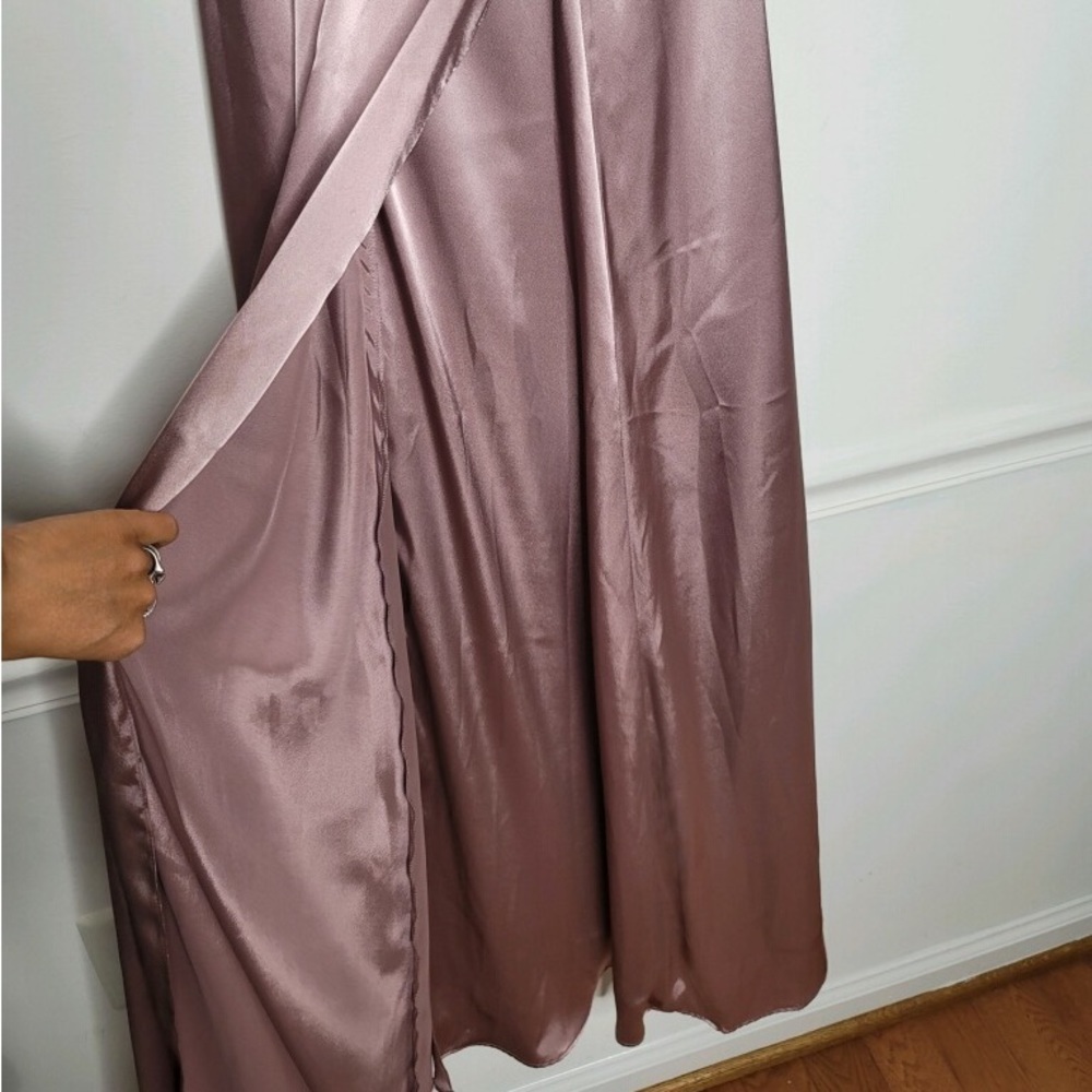 Galina Signature Mauve Charmeuse Flutter-Sleeve A… - image 7